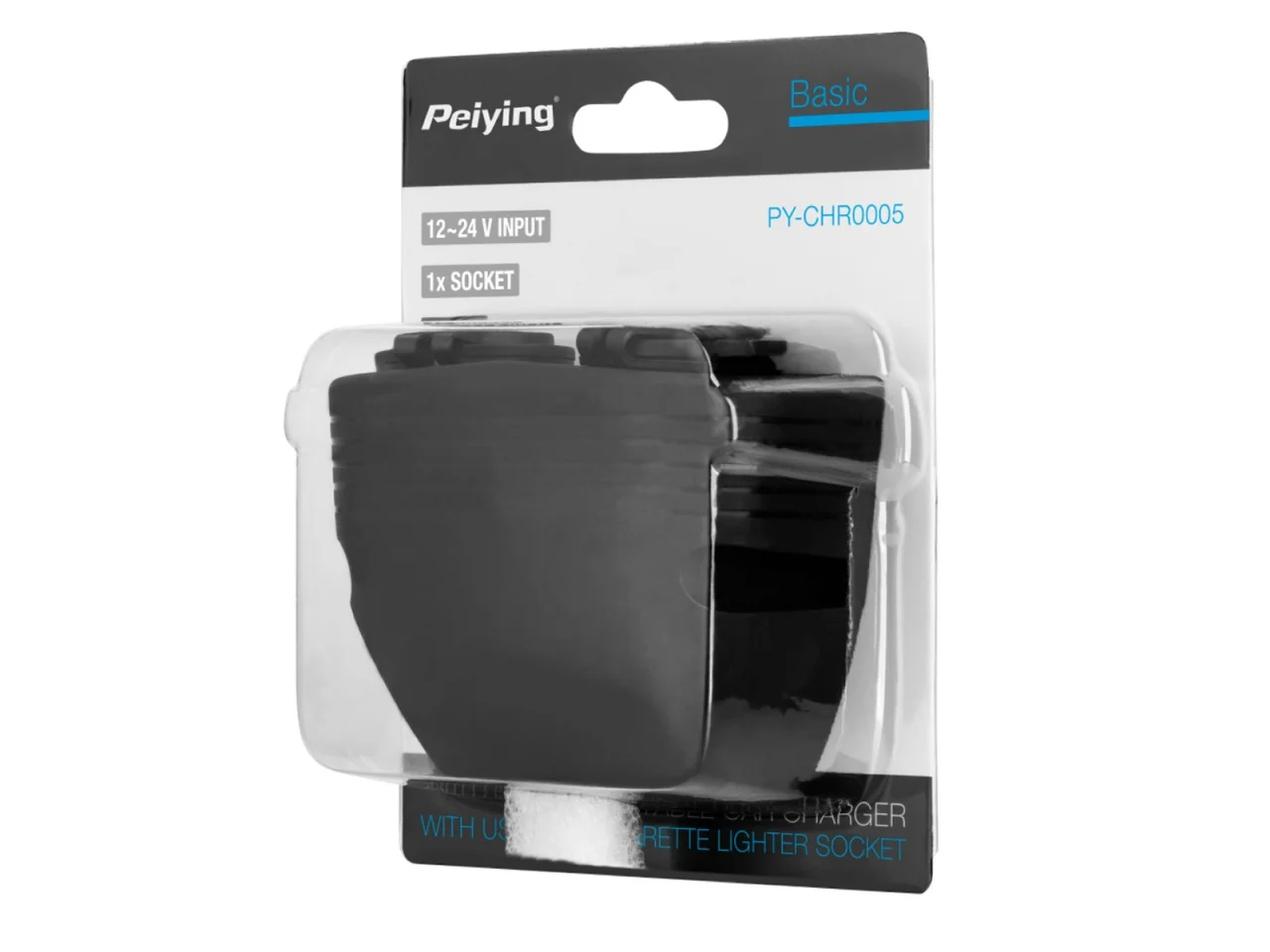 Ładowarka samochodowa / panel 2xUSB 3100 mA + gniazdo zapalniczki PEIYING — ujęcie 2