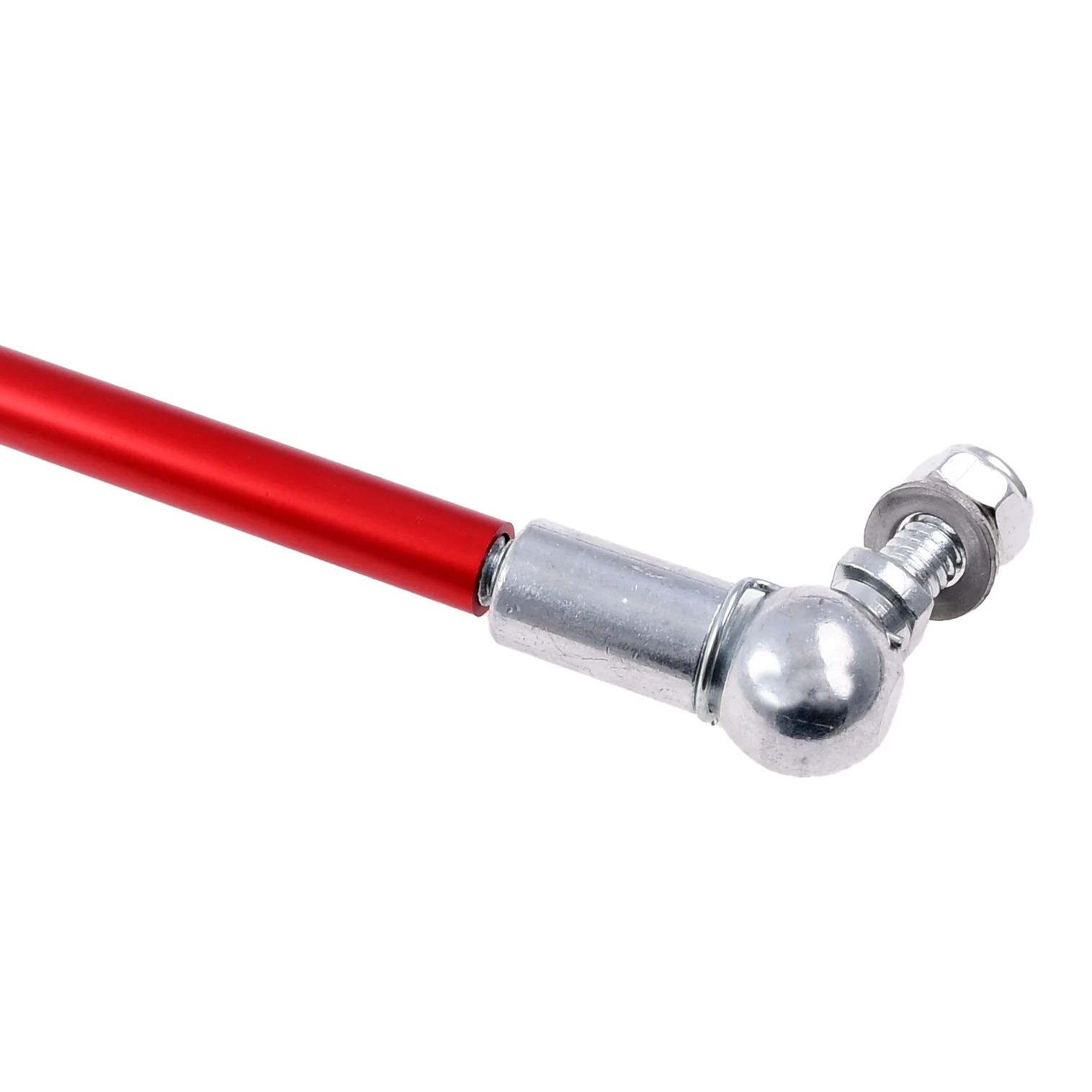 Pręt cięgno hamulca tył Simson 485 mm czerwony CNC racing DPR Performance — ujęcie 2