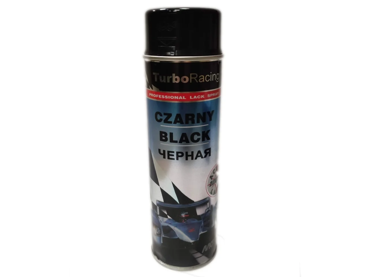 MOTO-K Turbo Racing Lakier Uniwersalny Czarny Połysk 500 ml