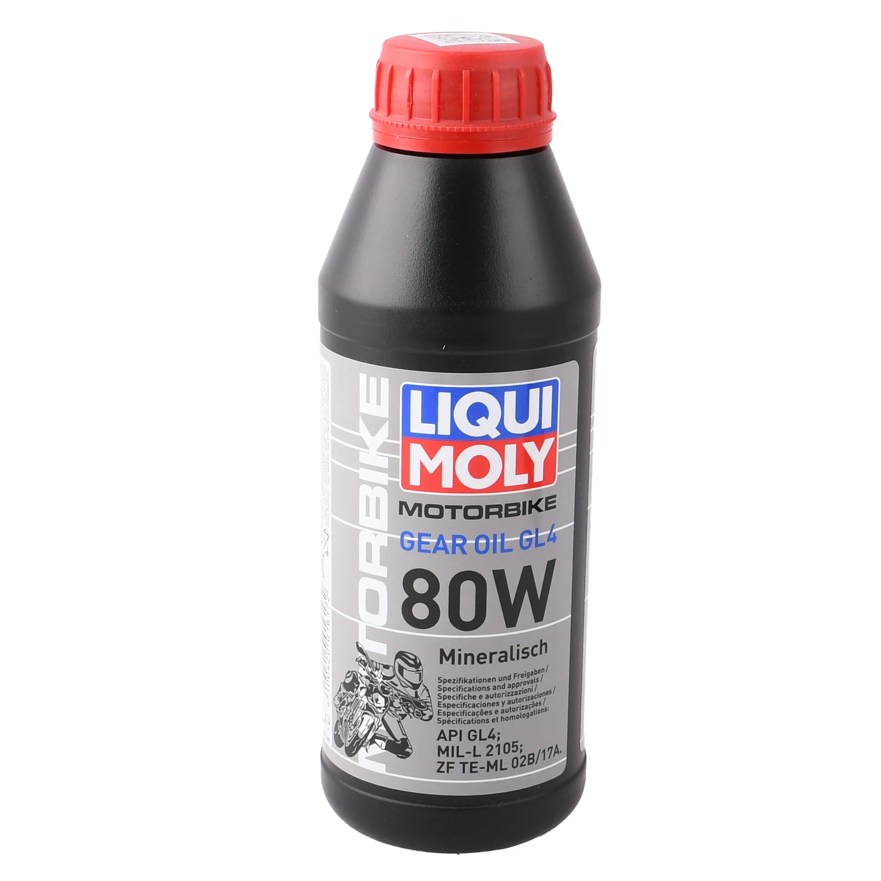 Olej przekładniowy LIQUI MOLY Motorbike Gear Oil 80 W, GL-4, 500 ml
