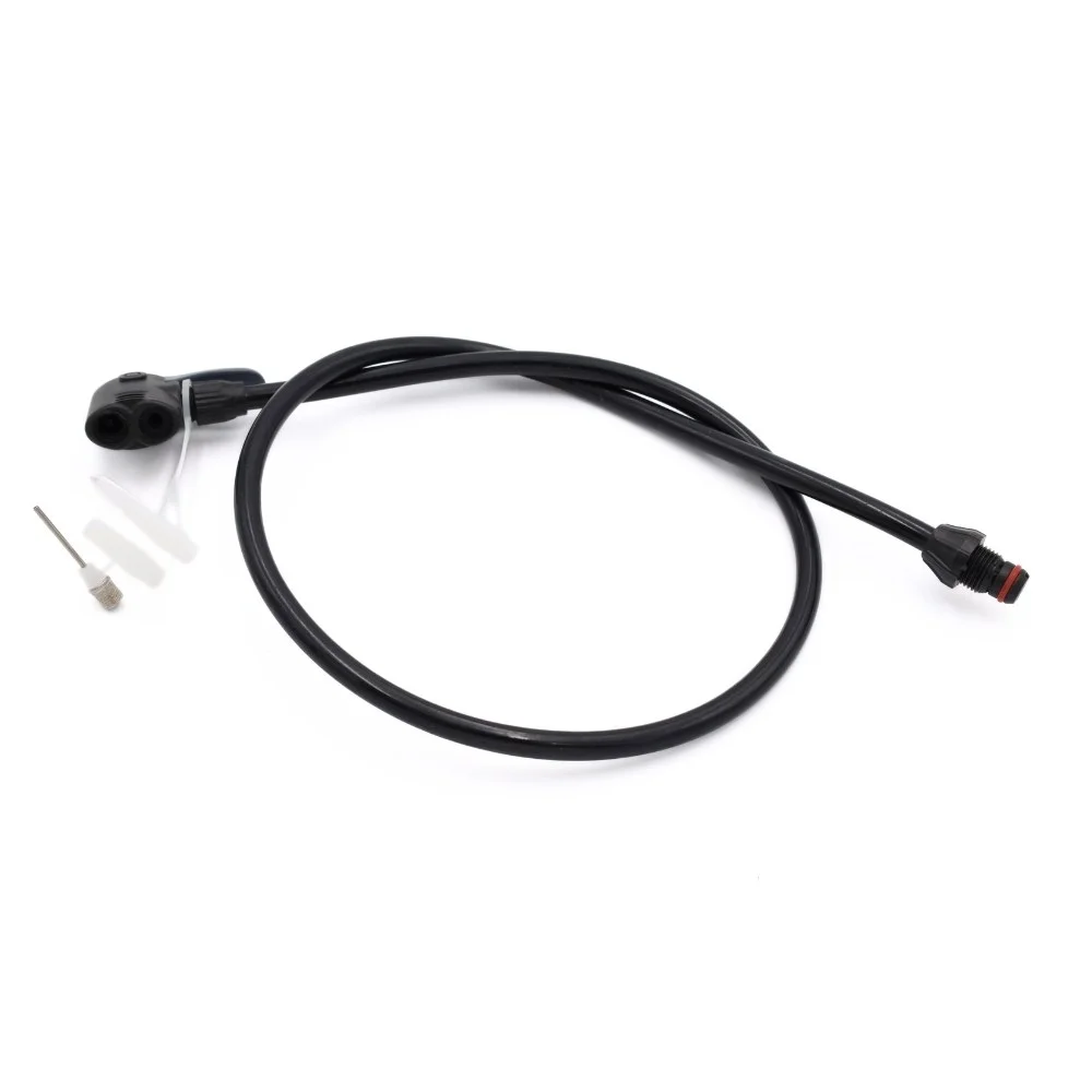 Wężyk pompki AV/fv/dv gumowy z zaciskiem podwójnym A2+H15 (60 cm)