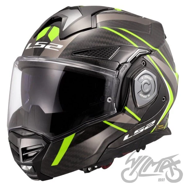 Kask LS2 FF901 Advant X C Future II H-V Yel. — rozmiar XS — ujęcie 1