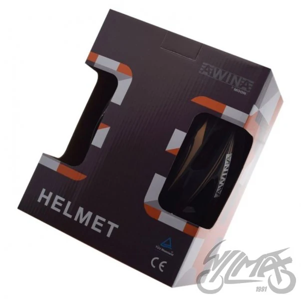 Kask rowerowy Awina by MOON MTB M czarno/złoty — MV88 — ujęcie 3