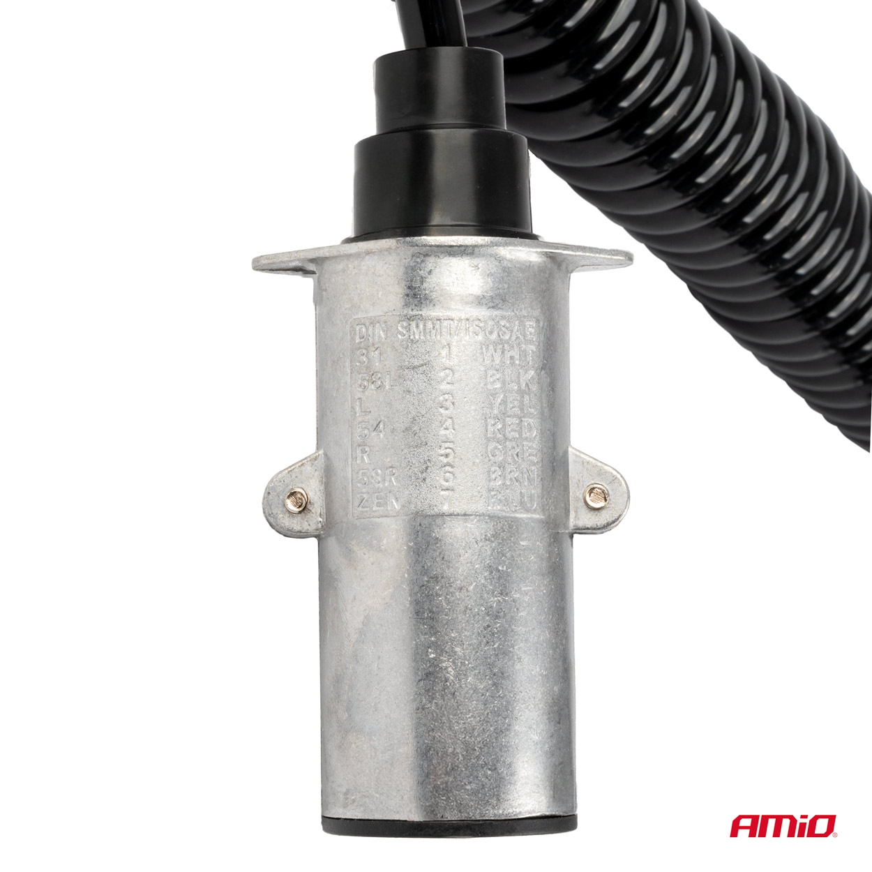 Przewód spiralny naczepy TIR 2x 7 PIN typ N 5m 24 V — ujęcie 3