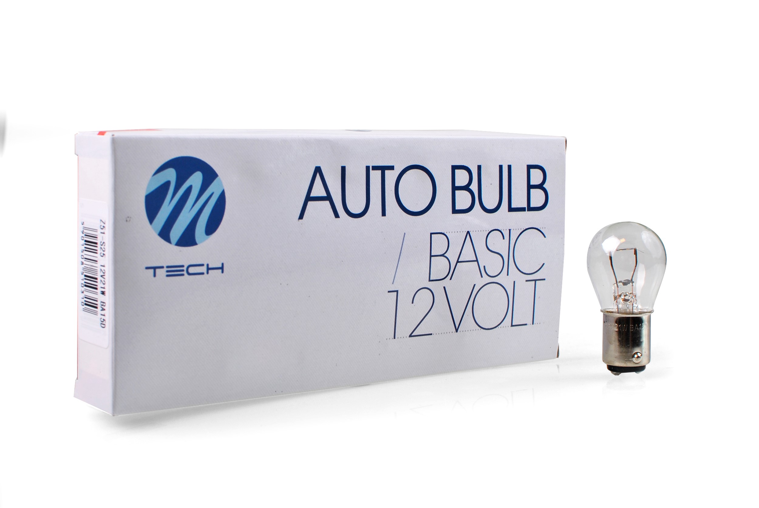 Żarówka pomocnicza BA15D 12 V 21 W clear, 10 szt. M-Tech Z51 — ujęcie 2