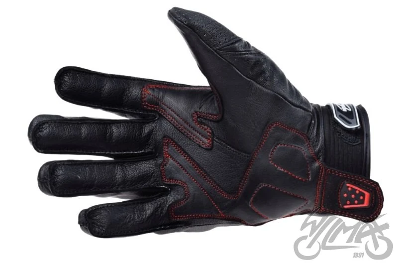 Rękawice InMotion Kewlar, perforowane — czarny, XL — ujęcie 2