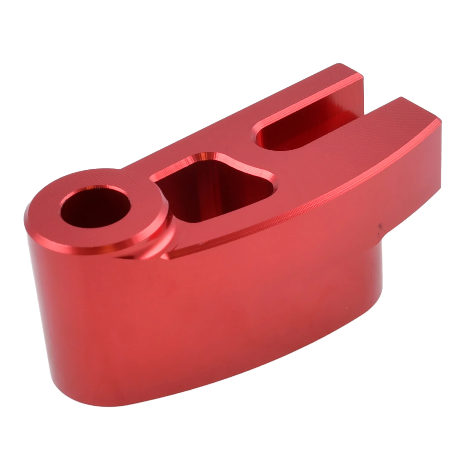 Blokada koła Simson aluminium CNC czerwony Racing Force — ujęcie 2