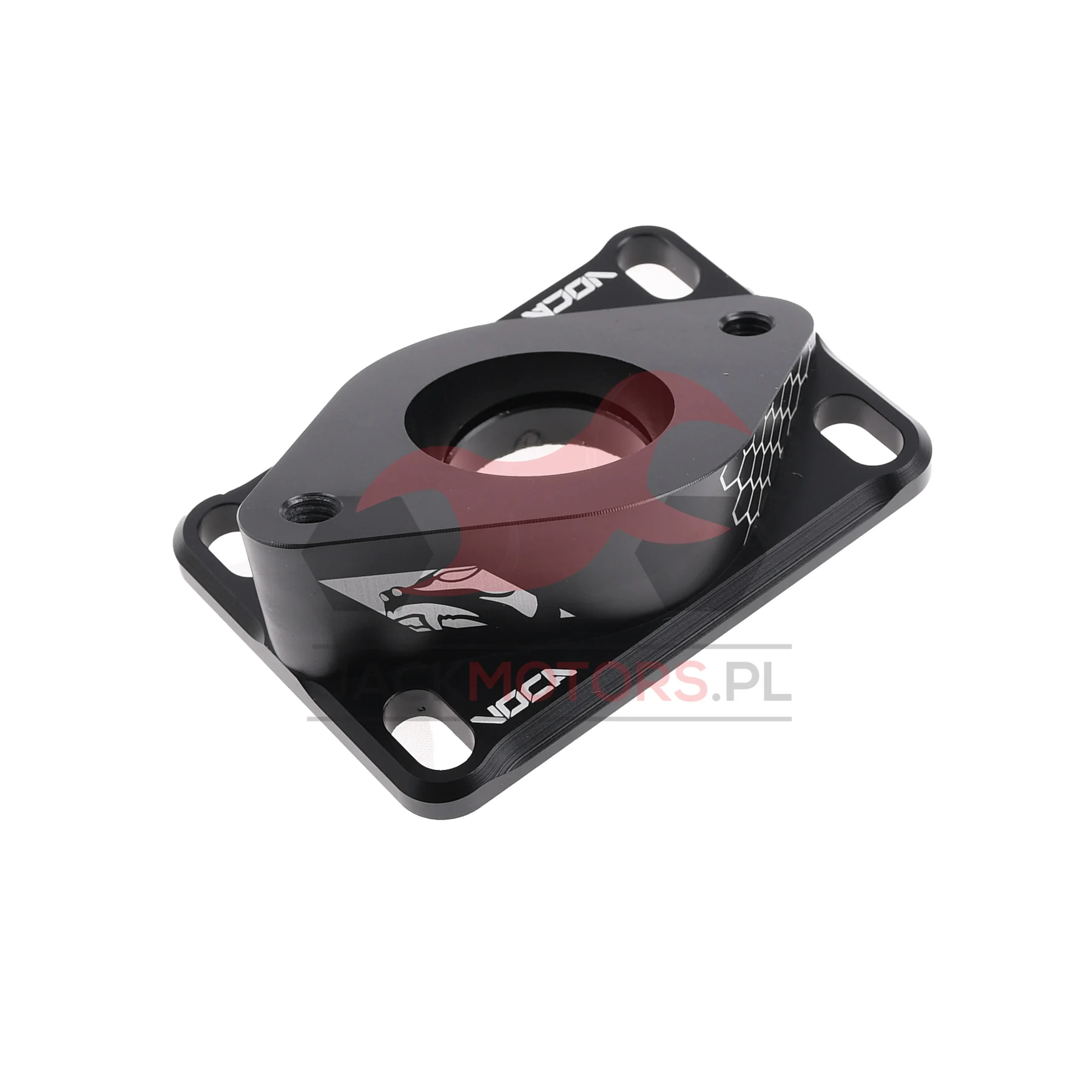 Króciec ssący VOCA CNC 21-28 mm PWK czarny Minarelli AM6 / Derbi — ujęcie 3
