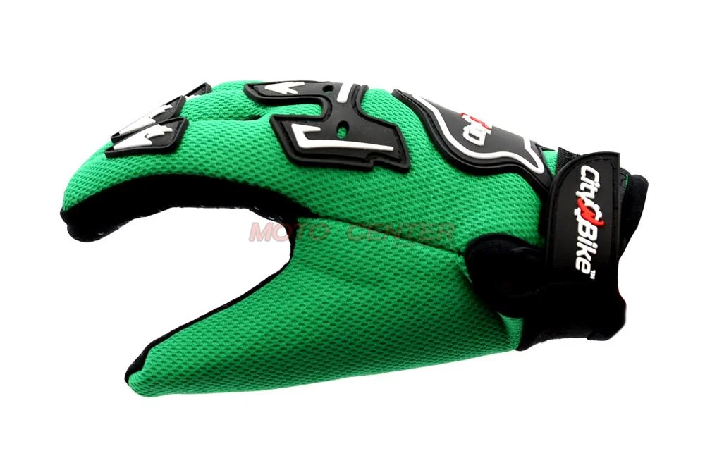 Rękawice Cross City-Bike MD-M888 Junior zielone M — ujęcie 3