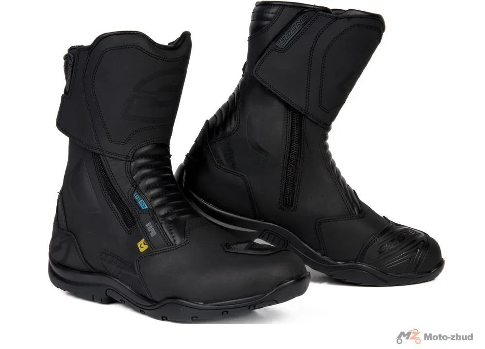 Buty motocyklowe Ozone Rapid Black mat czarne rozmiar 46