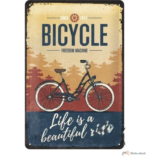 Tablica plakat 20 × 30 bicycle ride 22293