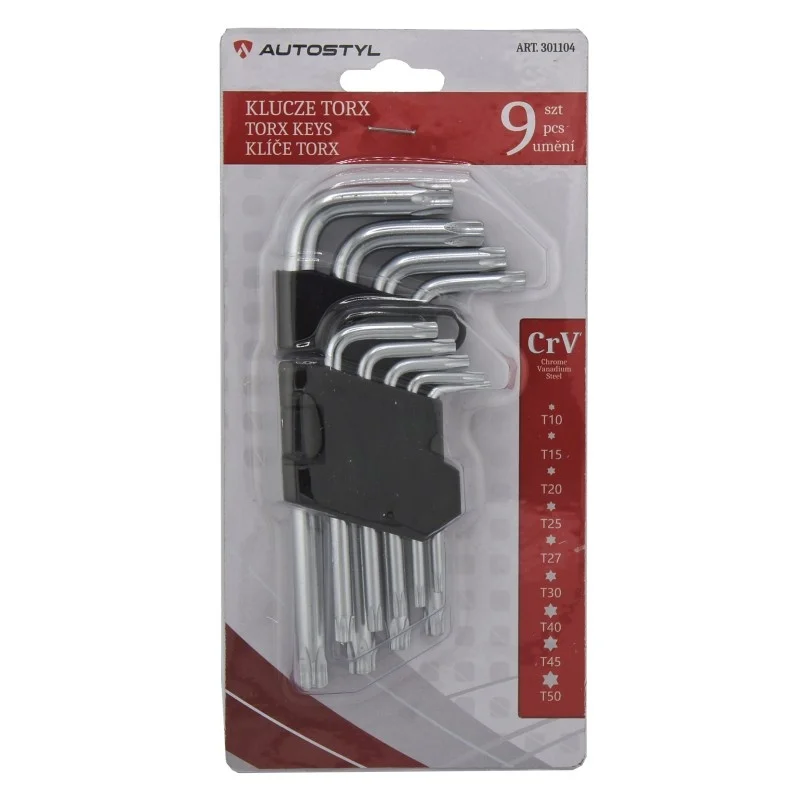 Klucze TORX T10-T50 9szt. 130mm — ujęcie 2