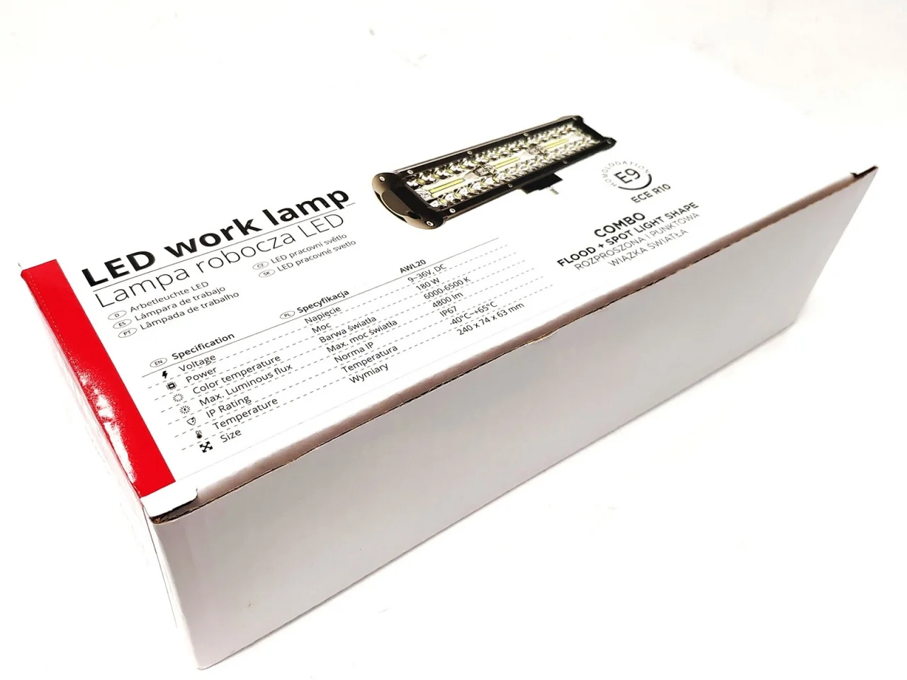 Halogen / Lampa robocza / Serwisowa 12/24V 60 LED 4200 lm — ujęcie 8