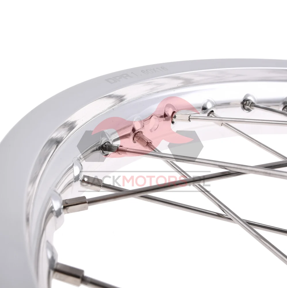 Koło jezdne Simson S51 1,60 × 16 aluminium DPR Classic szprychy chrom — ujęcie 4
