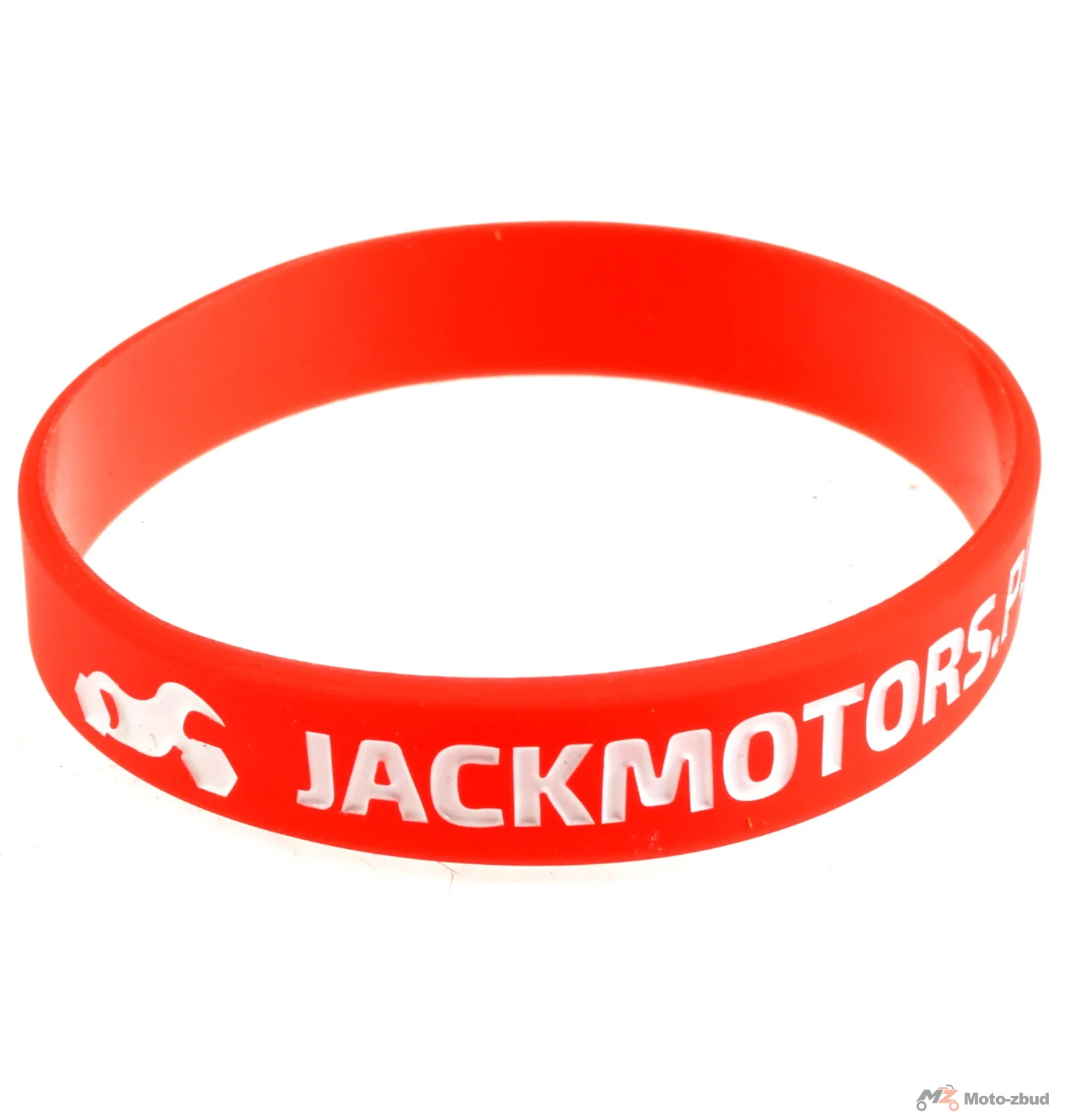 Silikonowa opaska na rękę Jack Motors czerwona