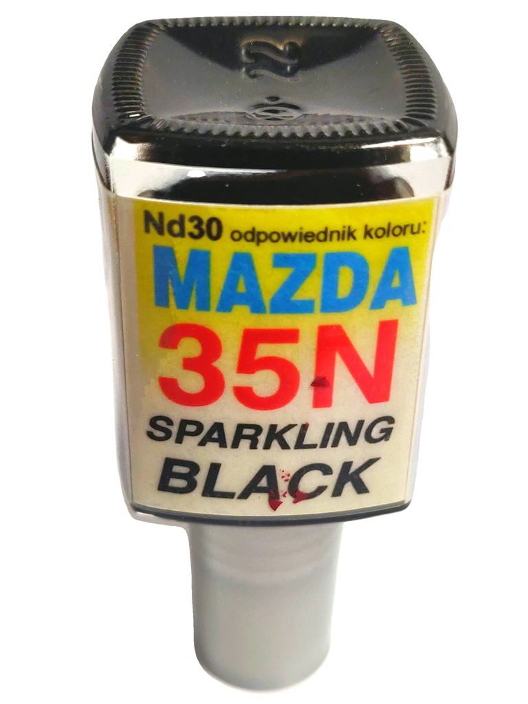 Zaprawka lakiernicza ARASYSTEM Mazda 35N Sparkling Black 10 ml