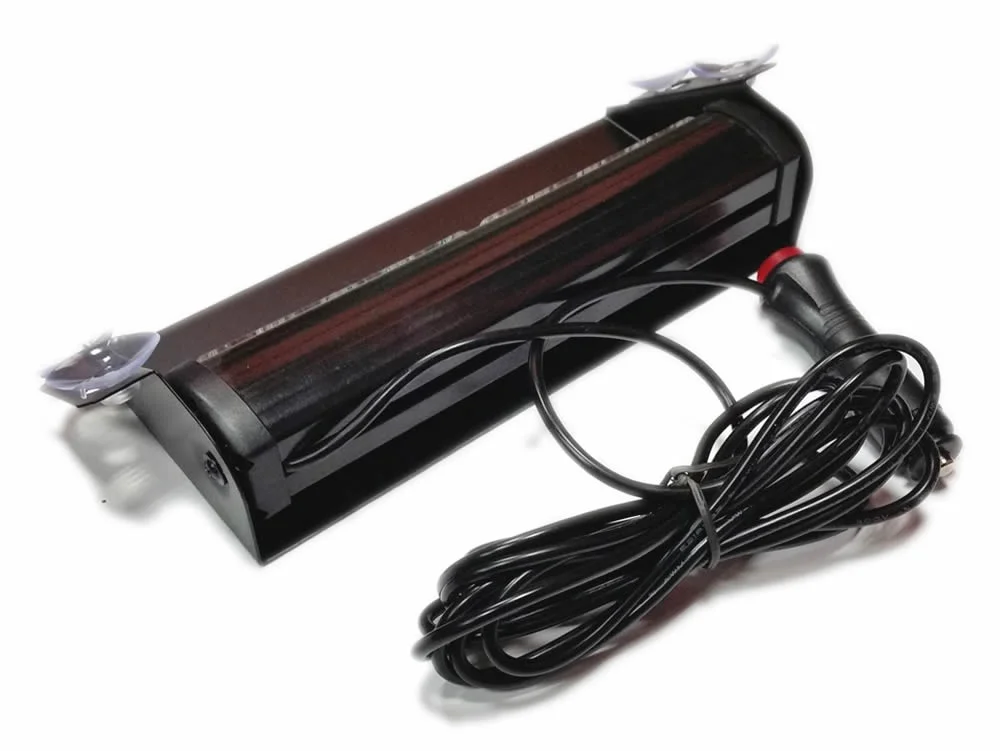 Światła stroboskopowe / stroboskopy BLUE / RED czerwono-niebieskie 8 LED 12V — ujęcie 4