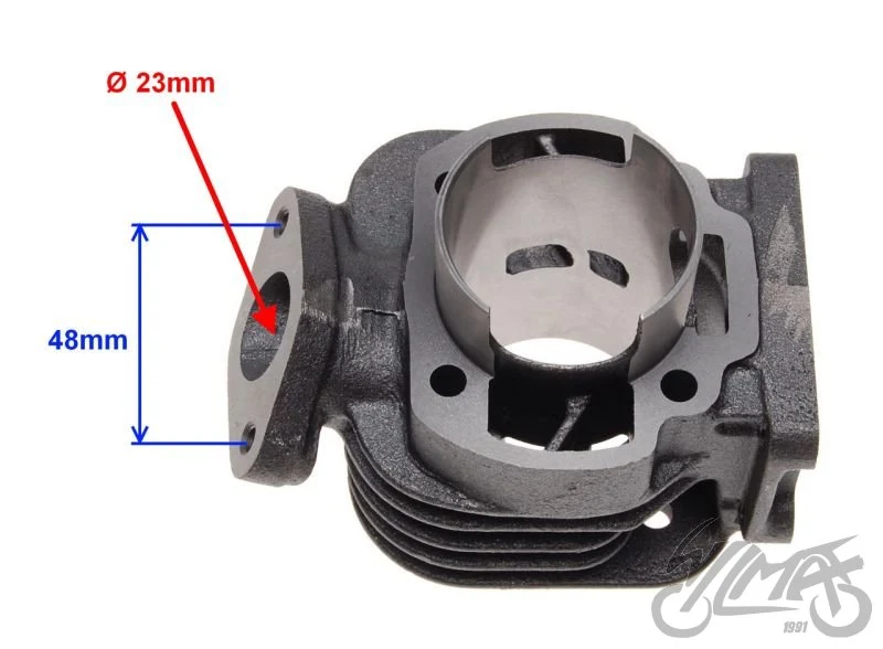 Cylinder 47 mm — wariant 70, Yamaha BWS i wskazane modele AC — ujęcie 3