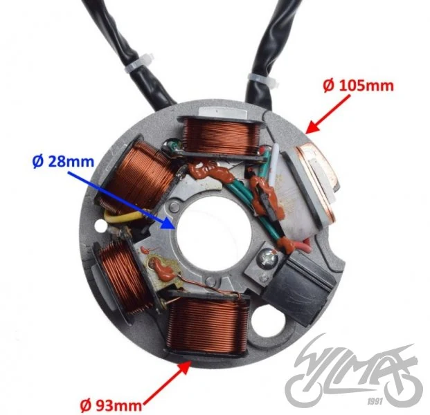 Stator 5 cewek do Vespa ET3 — ujęcie 2