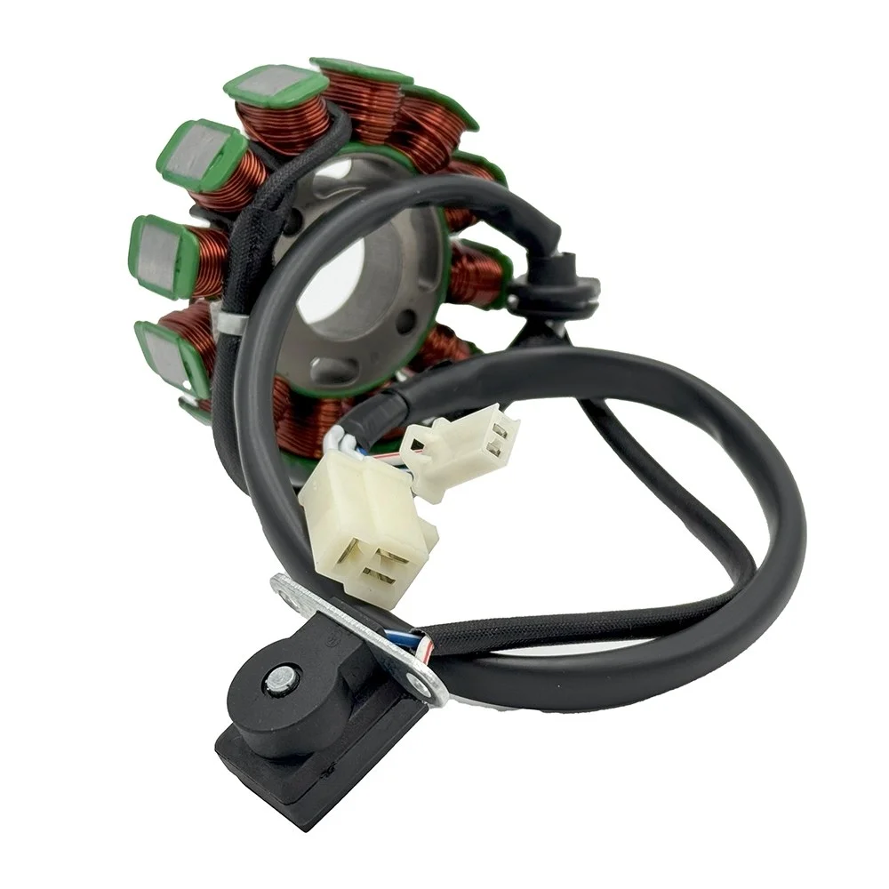 Junak 712 iskrownik (alternator) kpl. (12 cewek) (2x kostka 2/3 piny) (śr.zew.88,5 mm, gr.26 mm) — ujęcie 3