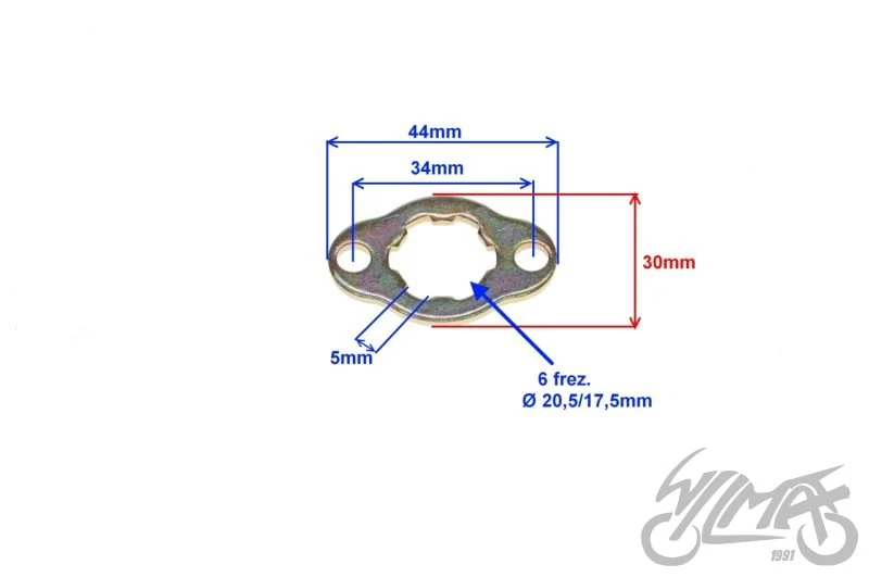 Podkładka zębatki przód do Shineray XY125-10D — ujęcie 2