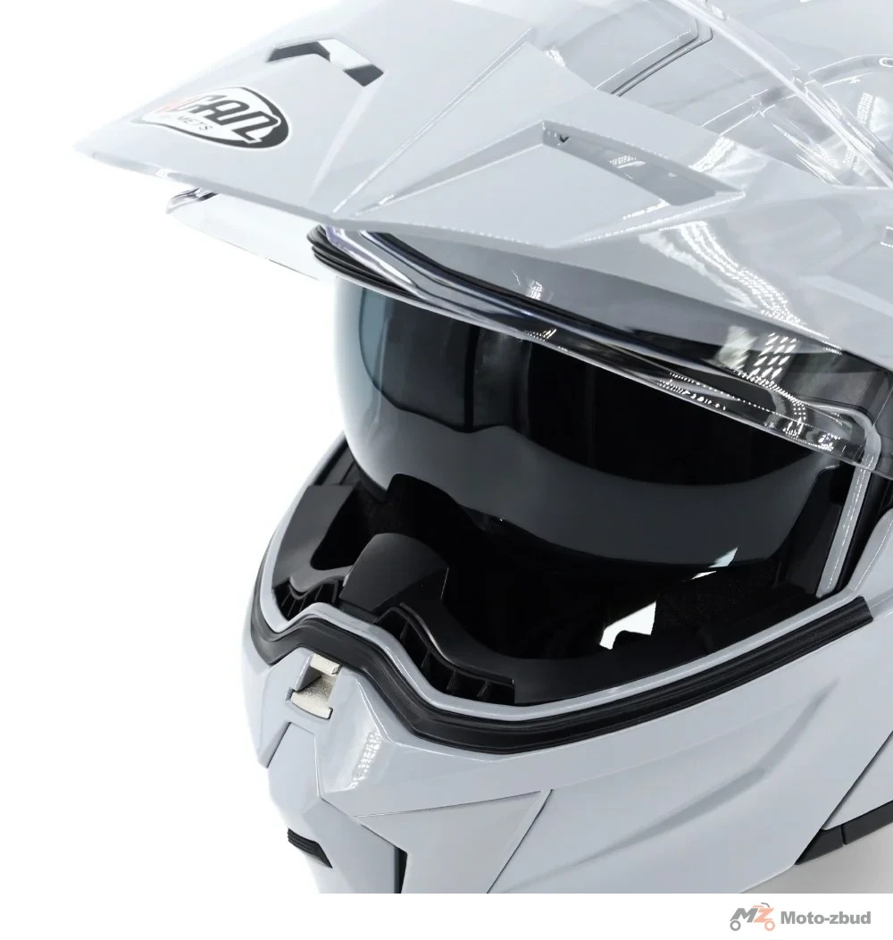 Kask VCAN model H276 nardo grey z podnoszoną szczęką i blendą szary L — ujęcie 4
