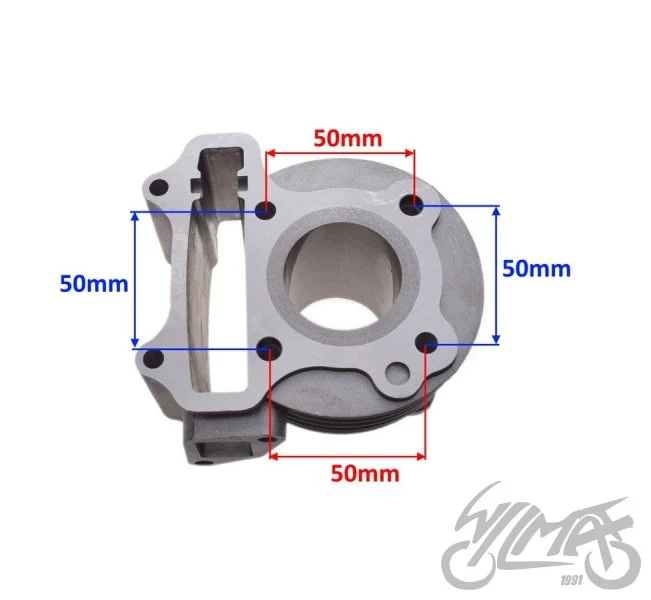 Cylinder GY6 4T, tuleja 45 mm, wariant 50 — STD00211 — ujęcie 3
