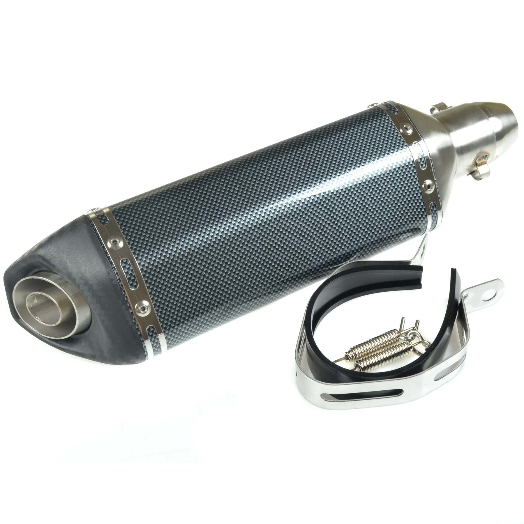 Końcówka wydechu Akrap Replika X-Type carbon / czarny kpl. — ujęcie 3