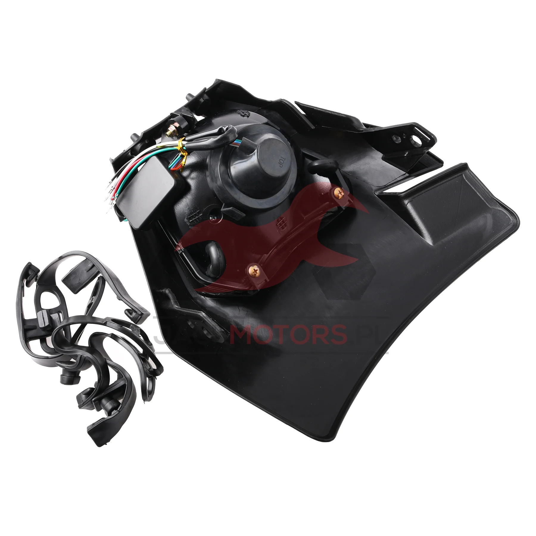 Owiewka uniwersalna Racing Force enduro LED V1 czarna — ujęcie 2