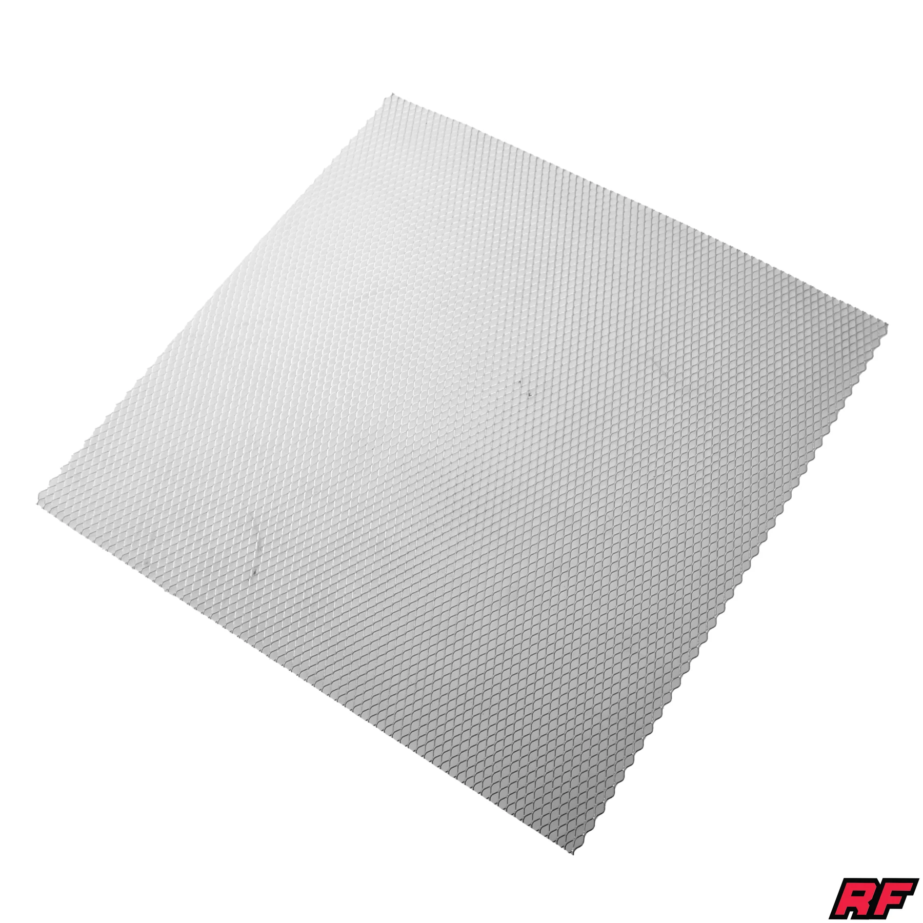 Siatka aluminiowa Racing Force drobne otwory 30 × 30 cm srebrna — ujęcie 1