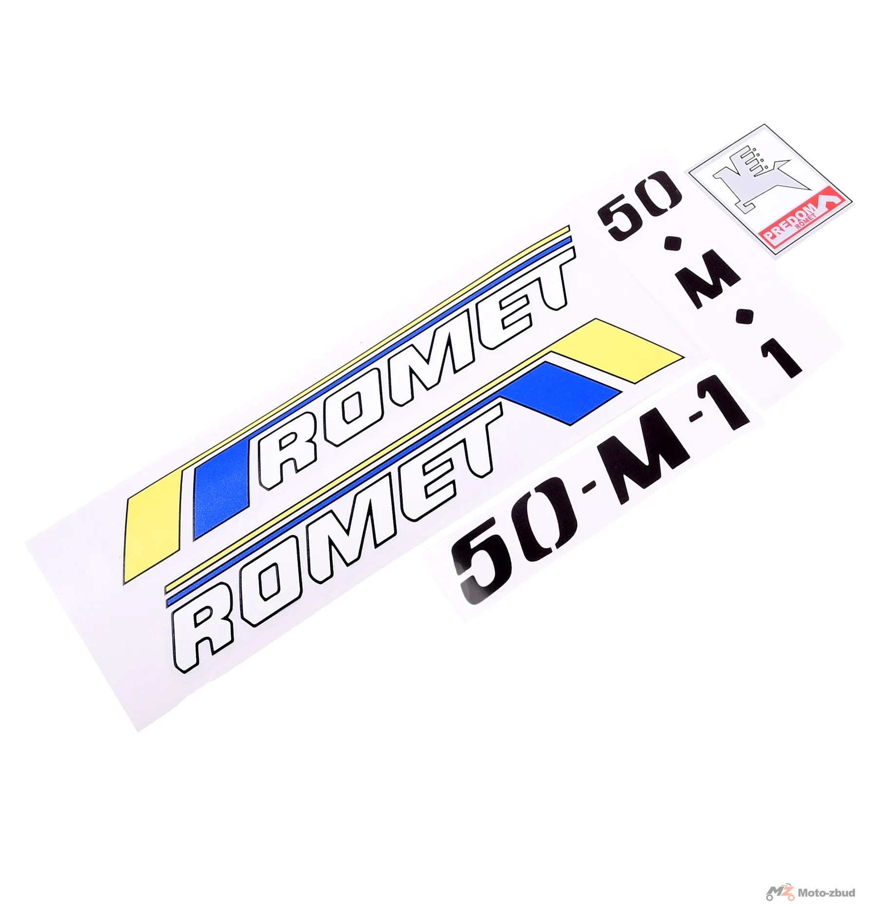 Naklejka Romet Motorynka 50-M-1 + napis Romet kpl. PL