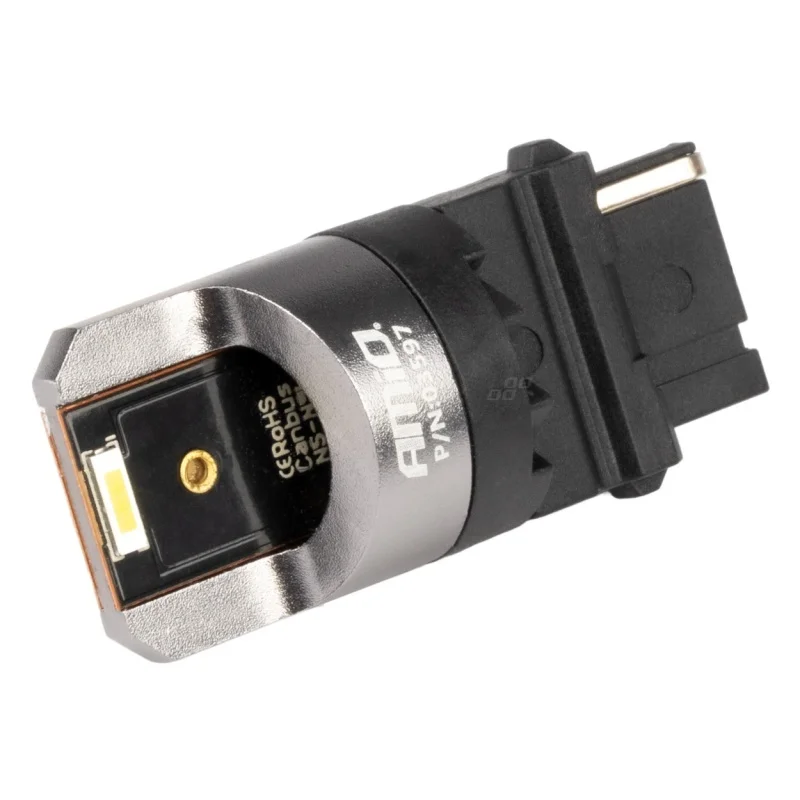 Żarówka P27W 12V/24V 2xLED SMD1860 CANBUS biała AMIO (2szt.) — ujęcie 3