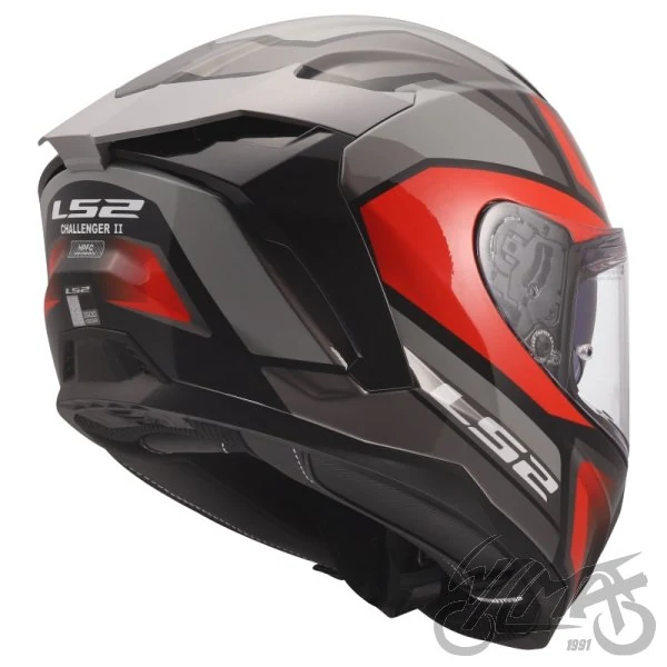 Kask LS2 FF817 Challenger II Viper Grey Red — rozmiar M — ujęcie 5