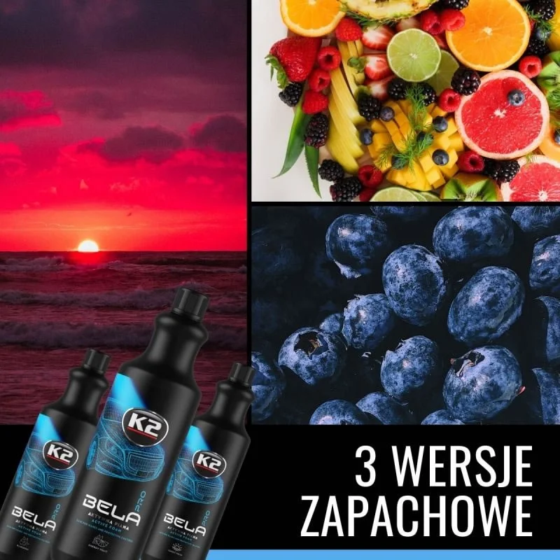 K2 BELA PRO 1L BLUEBERRY aktywna piana — ujęcie 4