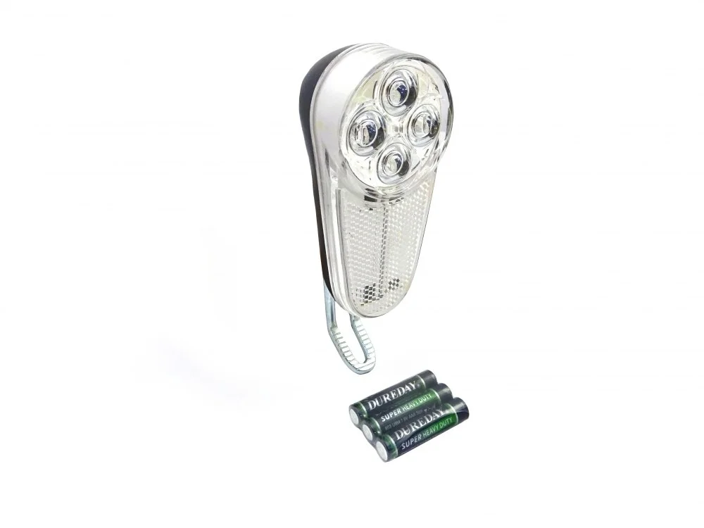 Lampa przód 4 diod.2 funkc. na bat. JY-371
