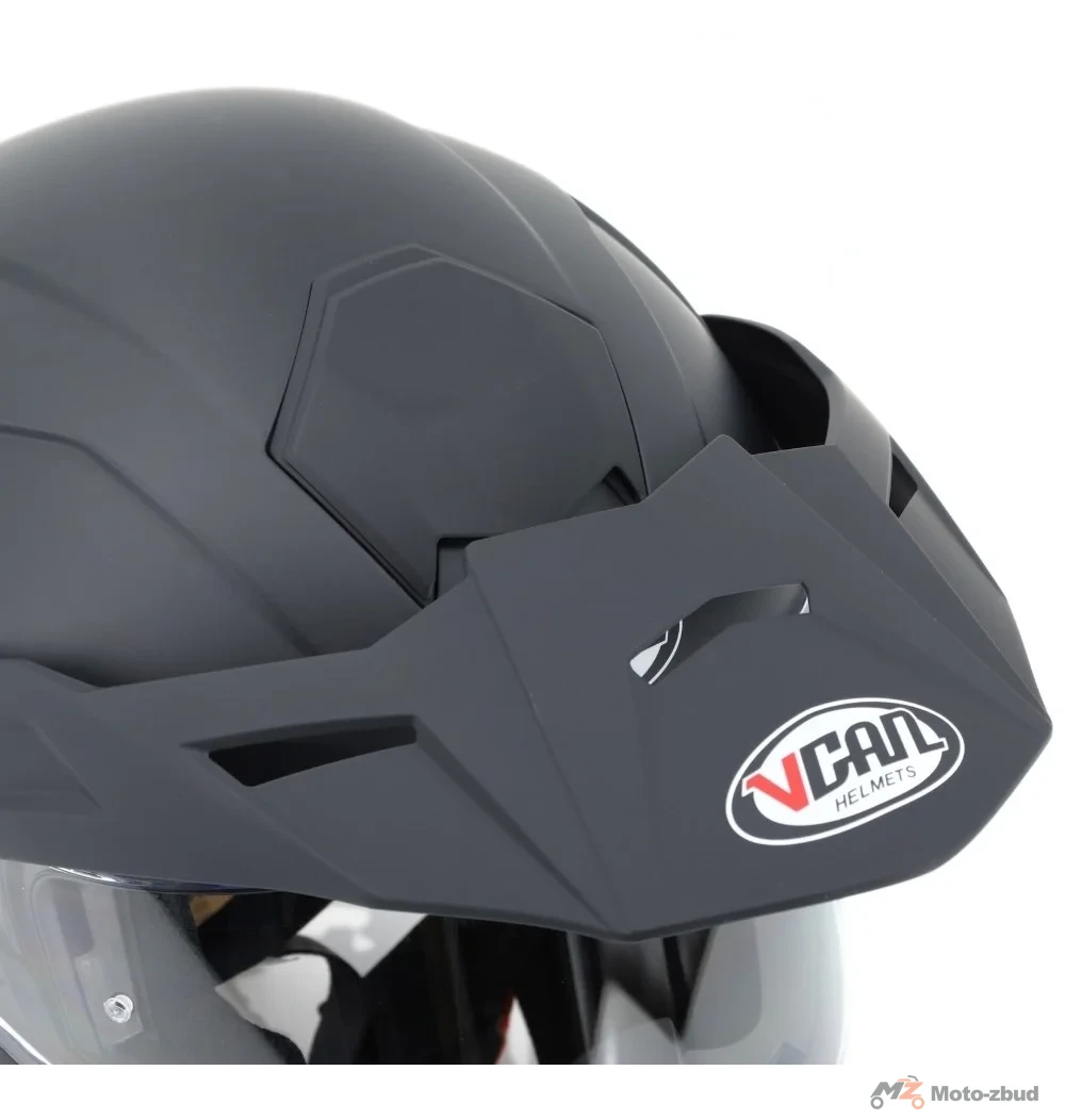 Kask VCAN model H276 Black Matt z podnoszoną szczęką i blendą czarny mat L — ujęcie 2