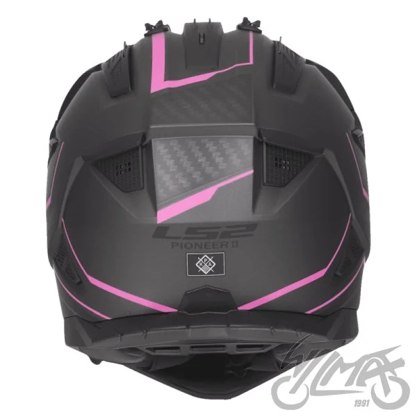Kask LS2 MX702 pioneer II atron grey pink S — ujęcie 5