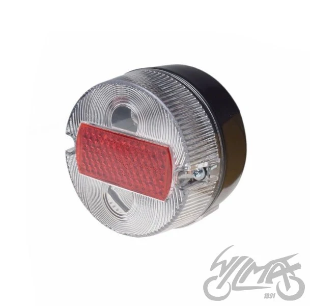 Lampa tylna MZ okrągła biała — ujęcie 2