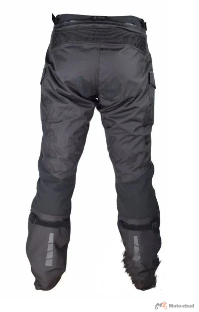Spodnie motocyklowe LS2 Travel męskie — czarny / ciemnoszary — rozmiar XXL — ujęcie 3