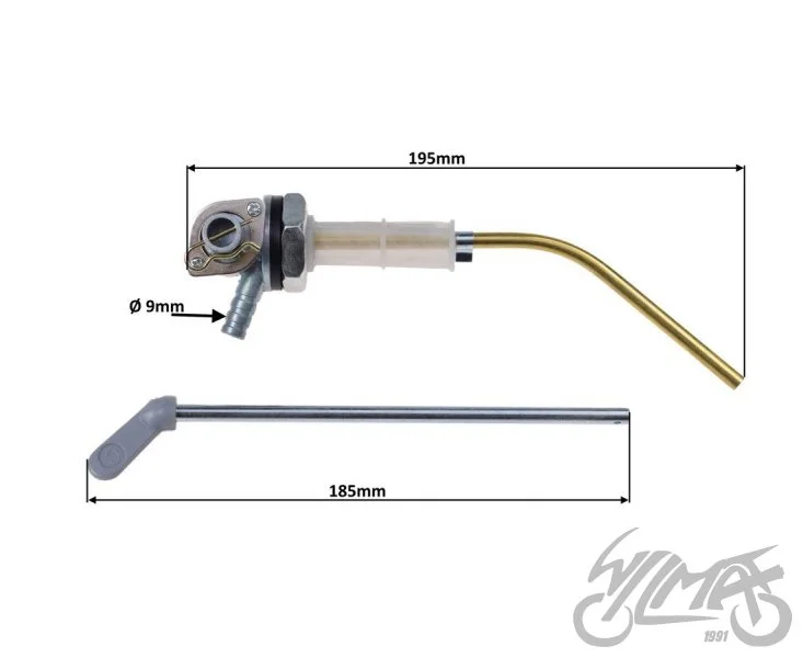 Kranik paliwa do Vespa PX200 50 125 180 101 — ujęcie 2