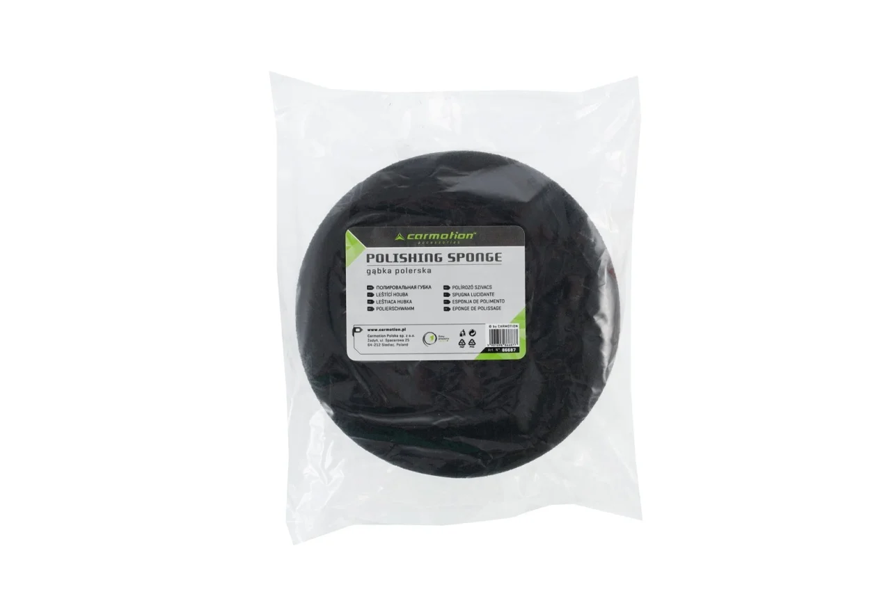 Gąbka do polerowania / pad polerski 125mm czarny — ujęcie 2