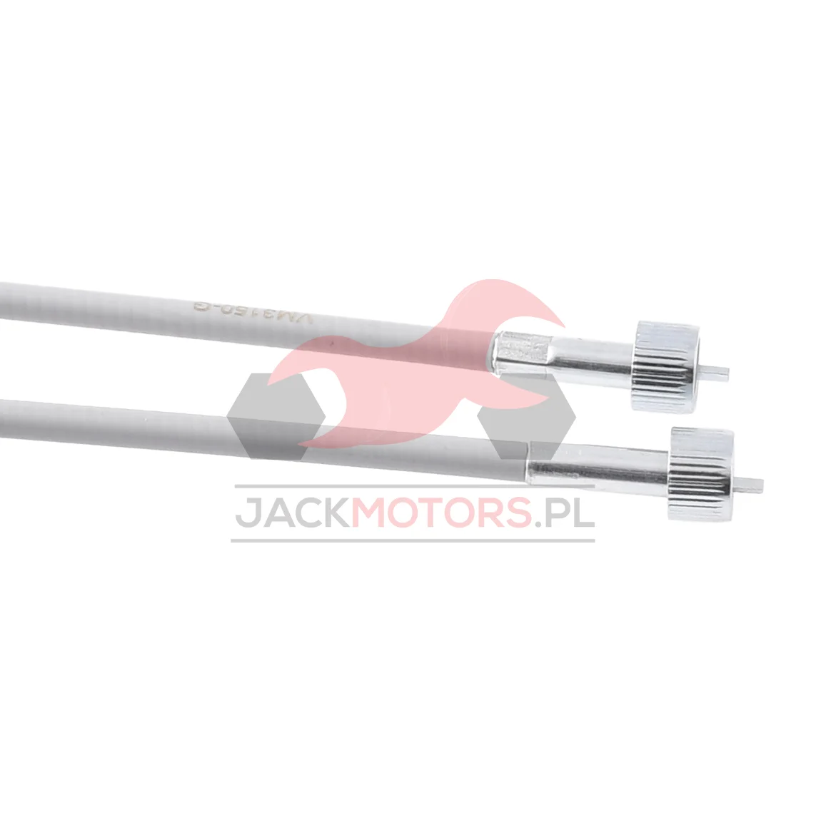 Linka licznika Simson S51, S70 aluminium nakrętka szara DPR Classic — ujęcie 2