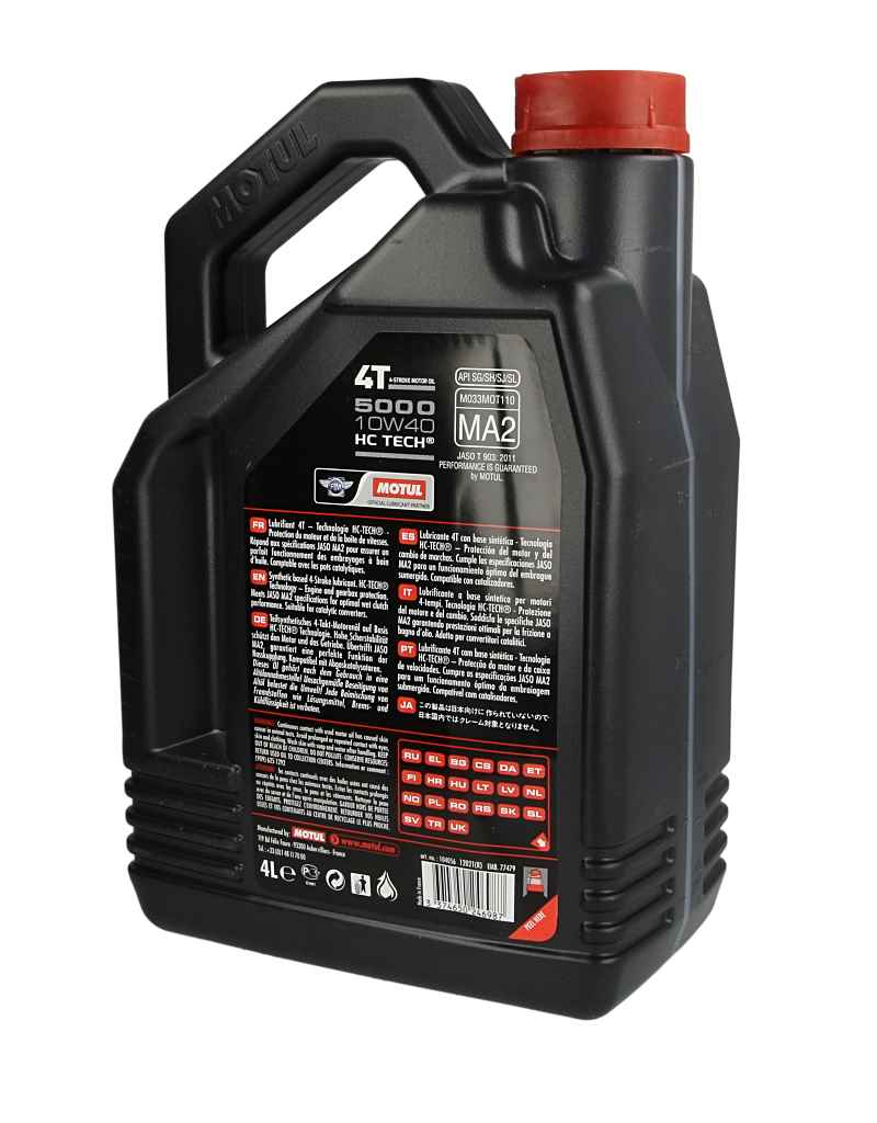 Olej 10W40 MOTUL 5000 4T 4 l MOTUL 104056 — ujęcie 16