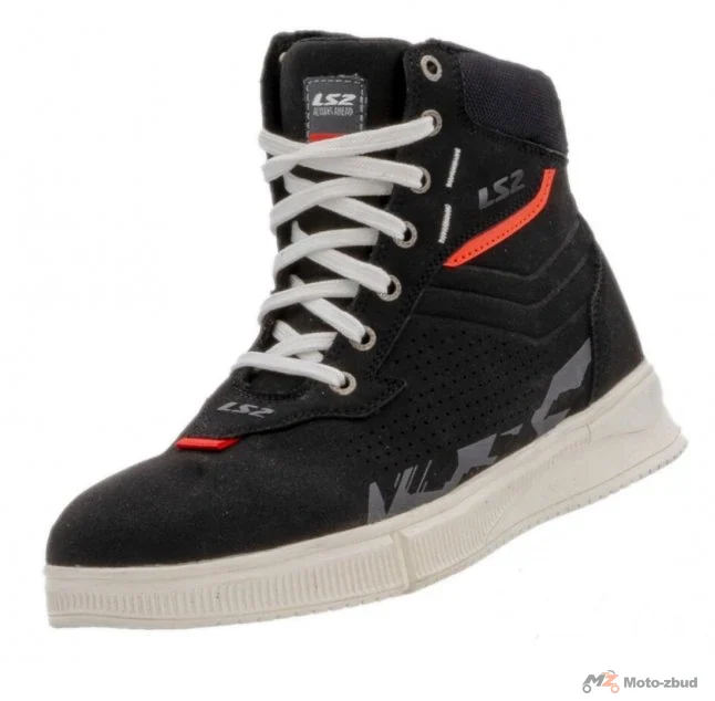 Buty motocyklowe LS2 Chrome — czarne, rozmiar 44