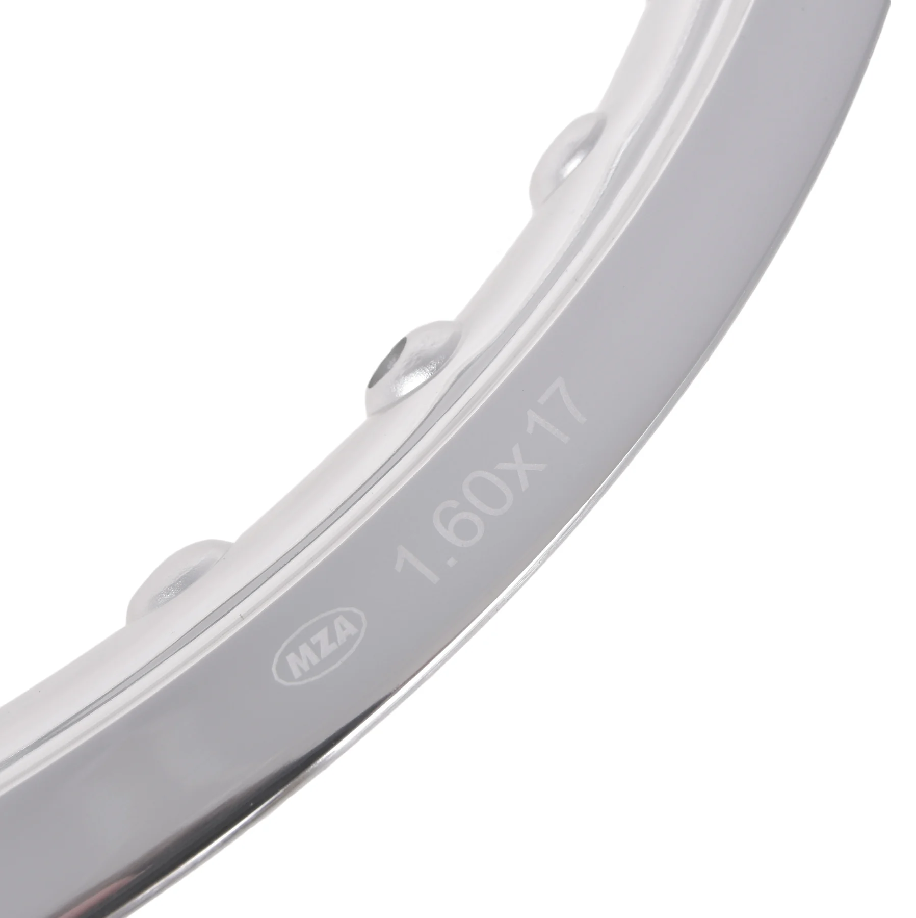 Obręcz koła Simson S53 1,60 × 17 aluminiowa polerowana MZA — ujęcie 3