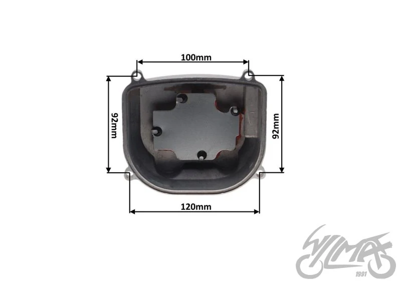 Pokrywa zaworów 150 cc bez zaworu spalin — Kinroad XT125T-8 Wind Hunter / Jonway Adventure 125 — ujęcie 2