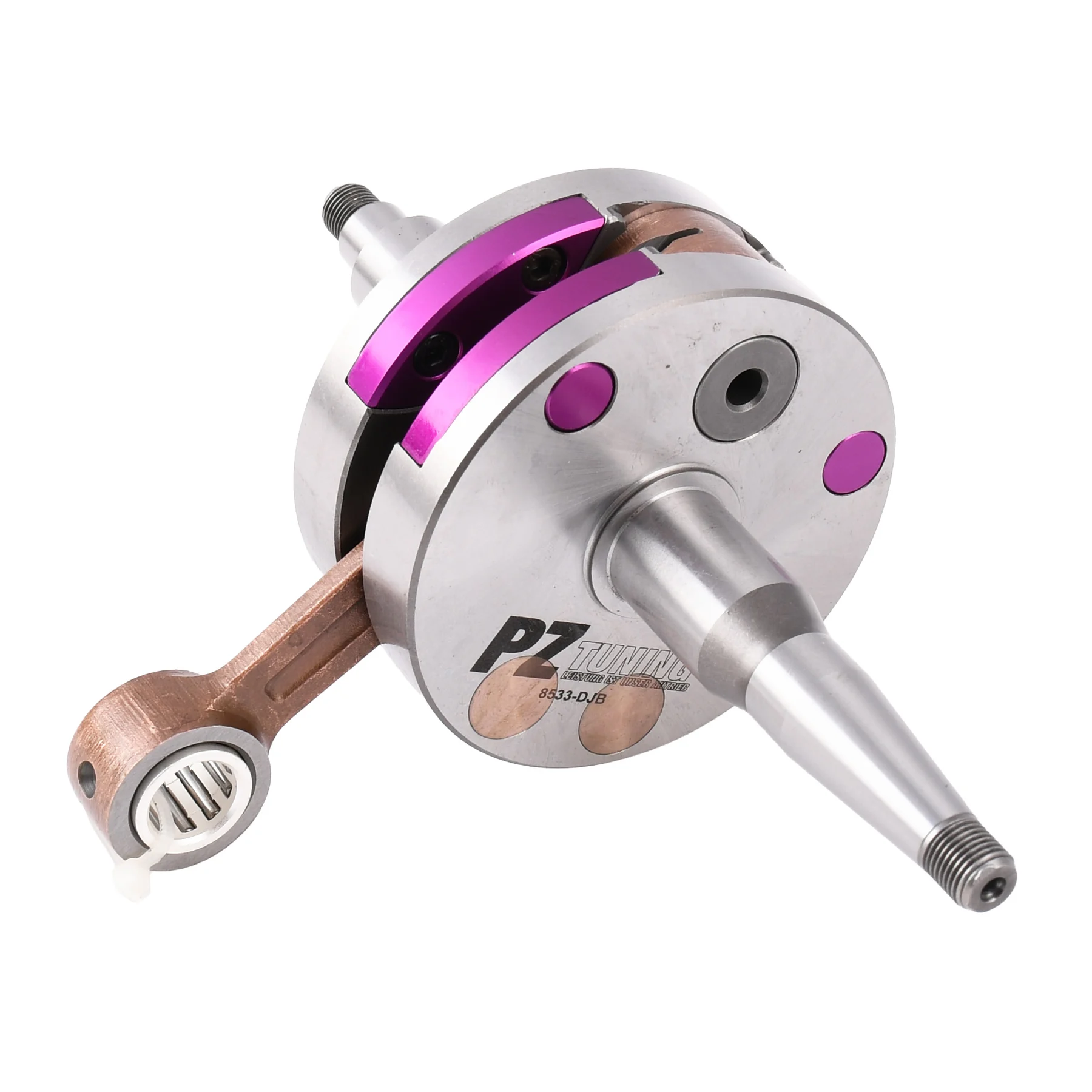 Wał korbowy PZ-Tuning Simson Big Bore MTX 130 — skok 52,5 mm, korbowód 100 mm — ujęcie 2