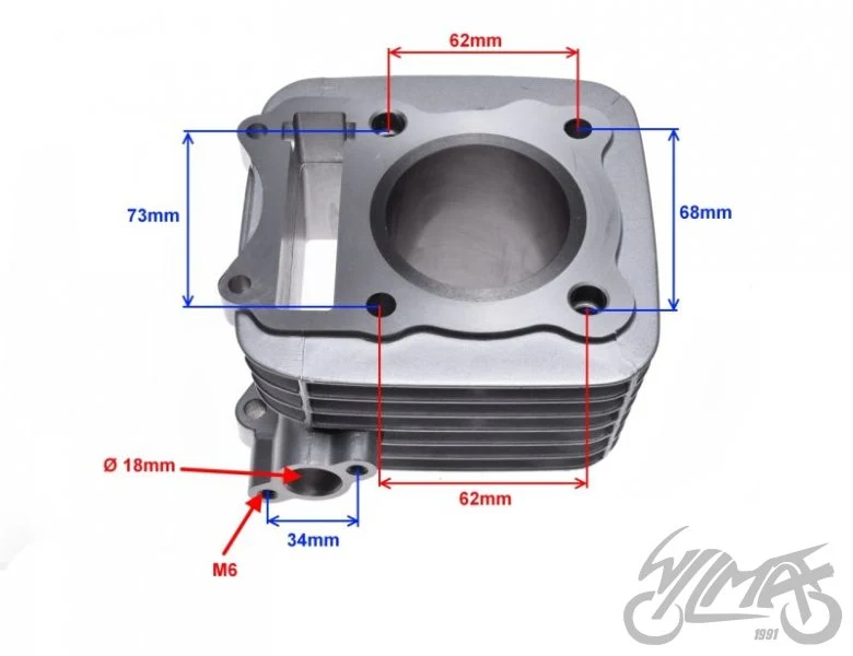 Cylinder 57,00 do Suzuki GN 125 — ujęcie 2