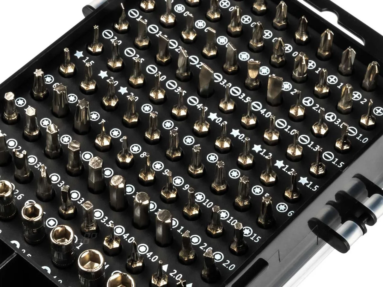 Zestaw precyzyjnych śrubokrętów / torx / bity / wkrętaki — ujęcie 6