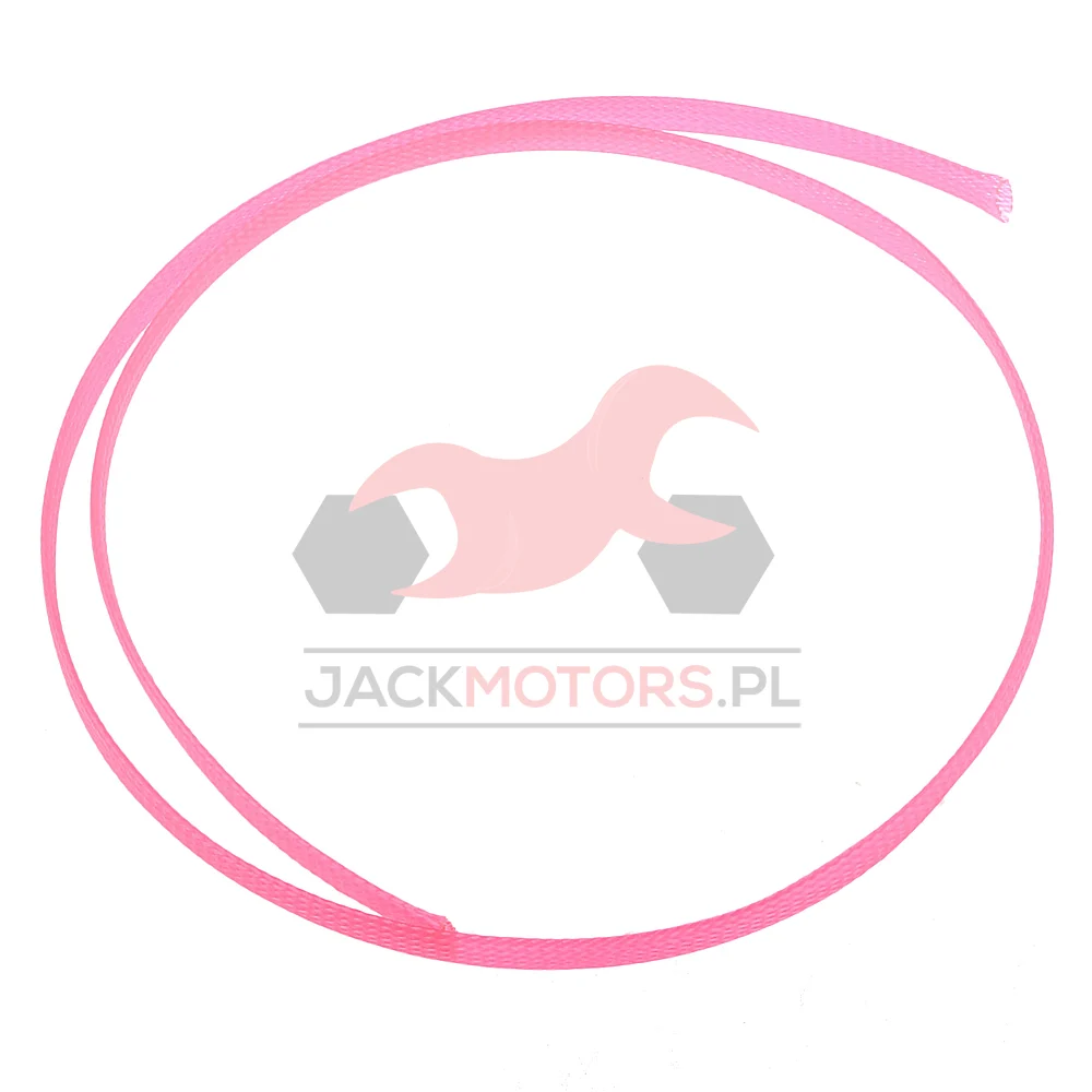 Otulina koszulka izolacyjna przewodów PET 6 mm 1 metr różowa Racing Force — ujęcie 1